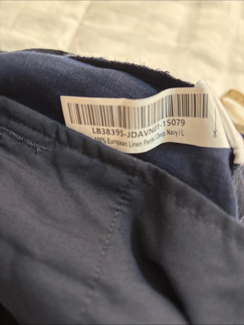 NWT men’s Quince 100% European linen pants size L - Picture 9 of 9